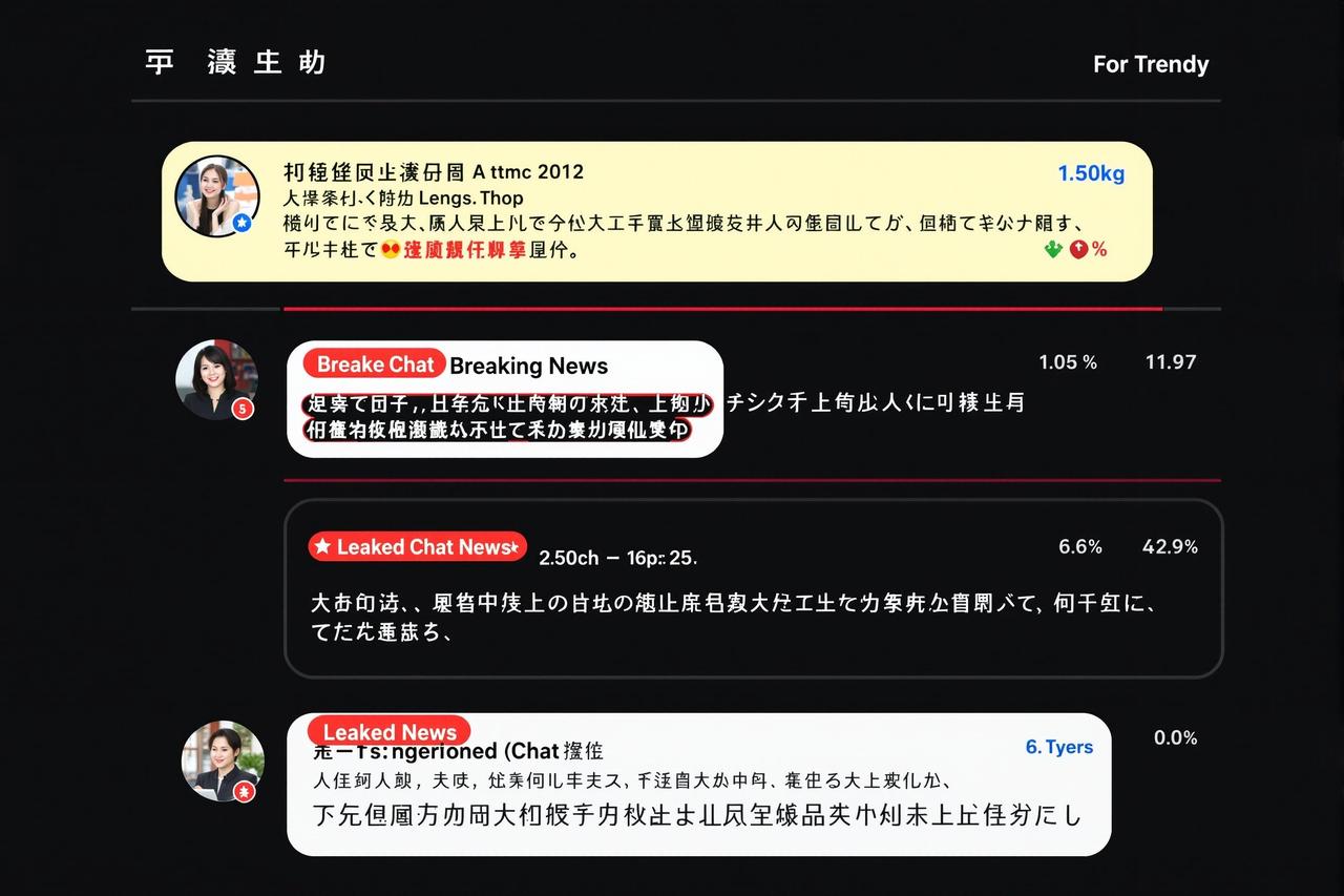 知名女主播深夜直播意外泄露私人聊天记录,内容引发全网热议 配图 1